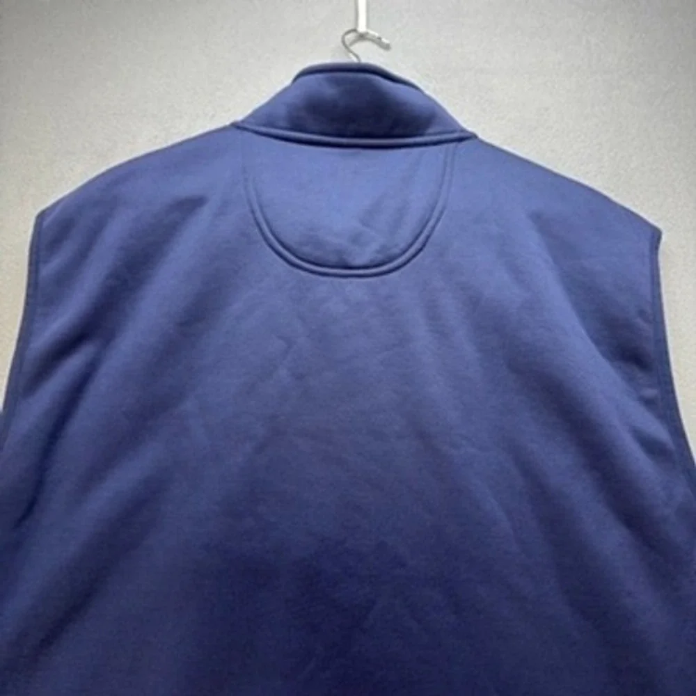 IZOD Spectator Fleece Full Zip Vest Outerwear Big & Tall Mens L Tall Blue NWT
